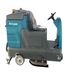 LESP SJ1200 Compact Battery Ride On Floor Scrubber