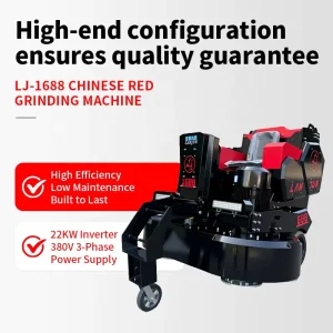 LJ-1688 Remote-Control Ride-On Concrete Floor Grinder with 48 Heads and Dual Disc