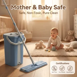 Large Area Floor Cleaning Dust Removal Flat Airport Mop Hospital Factory Hotel