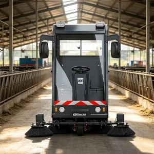 Large-Area Ride-On Electric Floor Sweeper with Self-Propelled Battery Power