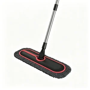 Large Flat Mop Home Use Tile Floor Microfiber Cloth Twist Handle Quick Absorption Durable Stainless Steel Quick Wringing