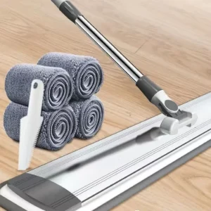 Large Flat Mop New Commercial Hotel Factory Household One Mop Clean Long Dust Mop