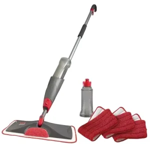 Large Portable Microfiber Flat Spray Mop for Household Floor Cleaning