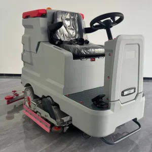 Large Ride-On Vacuum Floor Sweeper and Scrubber for Gyms