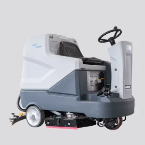Large Size Floor Cleaning Scrubbing Machine Battery Powered Driving Intelligent Commercial Floor Scrubber Dryer
