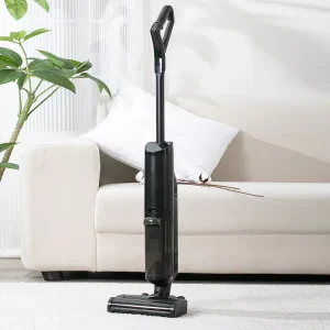 Large Suction Force Cordless Floor Washer Wet Dry Vacuum Cleaner LED Display Brushless Motor 2600mAh Battery Dust Household