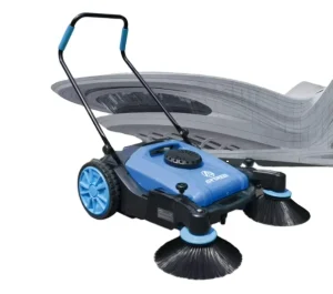 Large Sweeping Width Manual Floor Sweeper Machine for Street and Road Cleaning