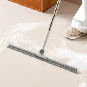 Latex Broom with Retractable Plastic Handle for Bathroom and Toilet Cleaning