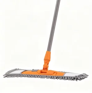 Length Efficient Flat Mop for All Floors Dust Floor Mop Stainless Steel Handle Design Wet Dry Dual Use