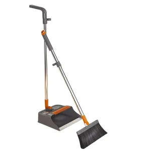Lightweight Broom and Dustpan Set with Ergonomic Grip