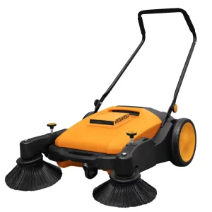 Lightweight Cordless Electric Wet-Dry Walk-Behind Floor Sweeper