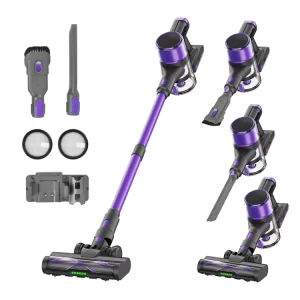 Lightweight Cordless Stick Vacuum Cleaner 45Mins Runtime Rechargeable Cyclone Technology for Home Pet Hair Carpet Hard Floor