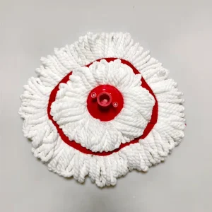 Lint Free Super Absorbent Washable 120g Small 2ply White Microfiber Mop Refill for Home Bathroom Kitchen Car