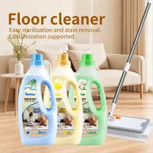Liquid Floor Cleaner for Oil Stain Removal Antibacterial Odor Elimination and Floor Care