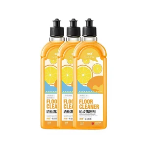 Liquid Floor Cleaner for Wood Floors with Lemon Fragrance, Stain and Scale Removing