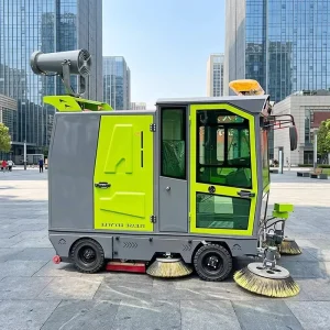 Logistics Warehouse Electric Drive Heavy Duty Sweep Vacuum Integrated Ride on Industrial Floor Sweeper for Loading Dock Area