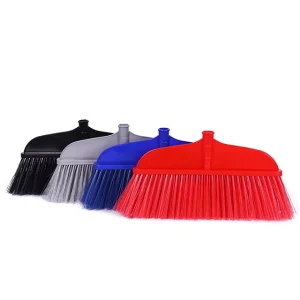 Long Handle Detachable Bristle Broom with Plastic Push Durable Household Cleaning Tool for Home & Office Floor Cleaning OEM ODM