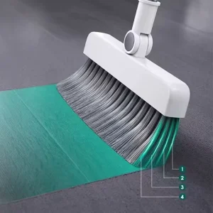 Long Handle Dustpan and Brush Set with Plastic Handle Household Floor Cleaning Broom Stick Made in China