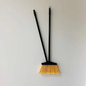 Long-Handle Indoor and Outdoor Floor Cleaning Broom