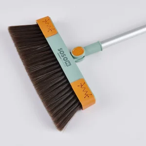 Long Handle PET Head Plastic Broom and Dustpan Set