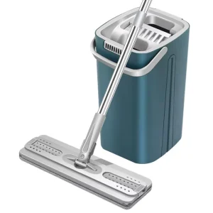 Long Handled Flat Mop for Dry and Wet Cleaning