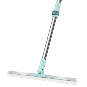Long Stainless Steel Handle Floor Cleaning Squeegee with Rubber Blade for Household and Glass Use