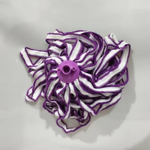 Loop End Microfiber Mop Refill 250g 35cm 100% Polyester Purple Red Mop Head