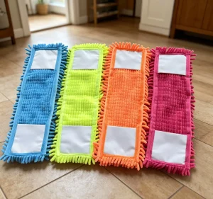 Low MOQ Eco Friendly Mop Refill Washable Chenille Microfiber Replacement Cloth 40x13cm Customizable Size Multi Color Options for