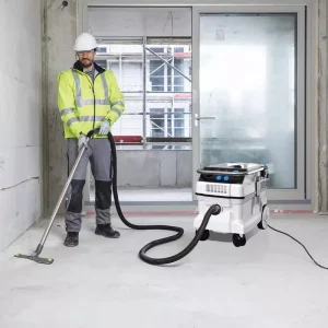M Class Professional Industrial Wet and Dry Vacuum Heavy Duty Self Cleaning Dust Collector for Construction Woodworking Sites