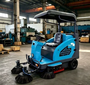 M185B-1 Electric Ride-On Street Sweeper with Battery Power