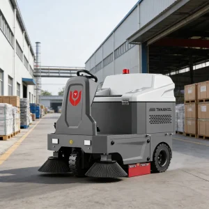 M3 Electric Industrial Ride-On Vacuum with 48V80Ah Battery, Self-Propelled Drive and 1000W Main Brush Motor