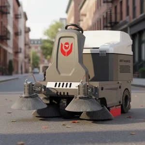 M5 2100mm Wide Path Electric Ride on Floor Cleaner for Commercial Parking Lots and Plazas