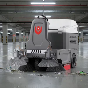 M5 Industrial Ride on Sweeper Rust Proof Electrophoresis Coating Vacuum Cleaning Machine for Factory