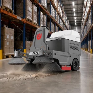 M5 Ride-On Electric Battery-Powered Road Street Sweeper Floor Sweeping Machine Leaf Collector