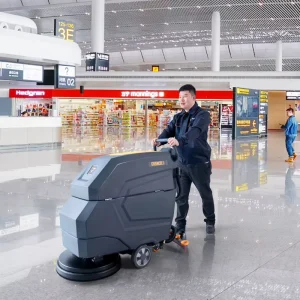 M60 Mini Electric Walk-Behind Marble Floor Scrubber