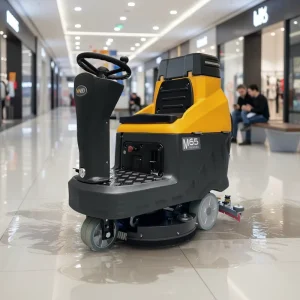 M65 Ride-On Commercial Floor Scrubber Sweeping and Scrubbing Machine