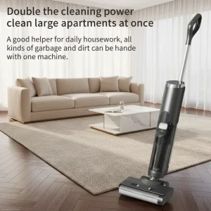 M7 Portable Cordless Brushless Motor Handheld Vacuum Cleaner with HEPA Filtration, Wet and Dry Cleaning, and Voice Assistant