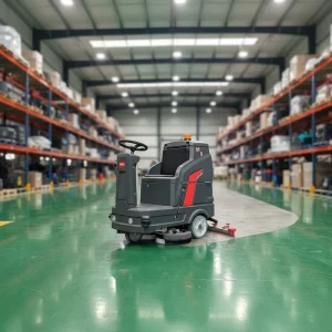 M9 New Electric Ride On High Pressure Scrubbing Machine 24V Battery Driven Commercial Tennis Court Floor Scrubber