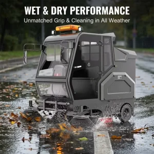 M9 Ride On Automatic Road Sweeping Machine 2200mm Cleaning Width Professional Outdoor Cleaner for Concrete Surfaces Park
