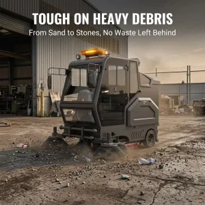 M9 Self-Propelled Ride-On Outdoor Road Sweeper for Community and Park Cleaning