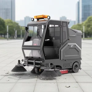 M9 Silent Electric Ride-On Floor Sweeper for Resort and Hotel Grounds