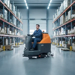 M90 Floor Scrubber Electric Cleaning Equipment Commercial Ride On Electric Floor Scrubber