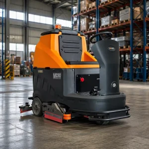 MC90 Dual Roller Brush Integrated Washing Sweeping Machine for Factory Industrial Heavy-Duty Floor Cleaning