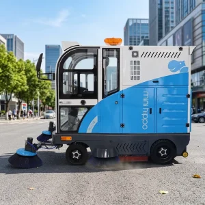 MH190 Industrial Ride-On Street Sweeper Machine Electric Road Floor Cleaner for Warehouse School Community Cleaning