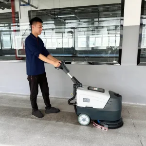 MLEE430B Automatic Walk-Behind Floor Sweeper, 24V, 25L, Battery-Powered Floor Scrubbing Machine