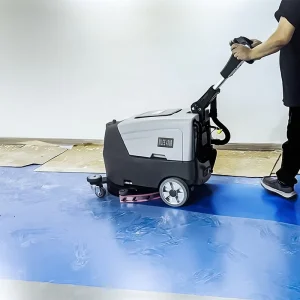 MLEE430B MINI Walk Behind Electric 24V Recharged Portable Floor Sweeper Machine Auto Floor Scrubber Dryer