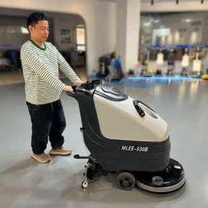 MLEE530B 20-Inch Walk-Behind Floor Sweeper and Scrubbing Machine, 24V