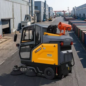 MN E850FB Self Propelled Electric Battery Motor Warehouse Cleaning Machine Cordless Ride Leaf Collection Industrial