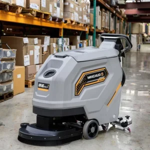 MN-V53 Walk Behind Electric Floor Scrubber Machine 24V 100Ah Clean In Place (CIP) for Marble PVC Hard Wood Floor