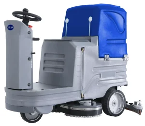 MN V6 Electric Ride On Marble Floor Sweeping Cold Water Cleaning Scrubber 660mm Brush Diameter 4800m2/h Efficiency